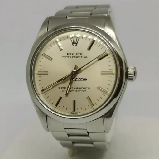 Attractive Fake Rolex Oyster Perpetual 34 1002 Caliber 1570 Automatic Movement 34mm Steel Case Mens/unisex Watch - Image 11