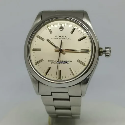 Attractive Fake Rolex Oyster Perpetual 34 1002 Caliber 1570 Automatic Movement 34mm Steel Case Mens/unisex Watch - Image 12