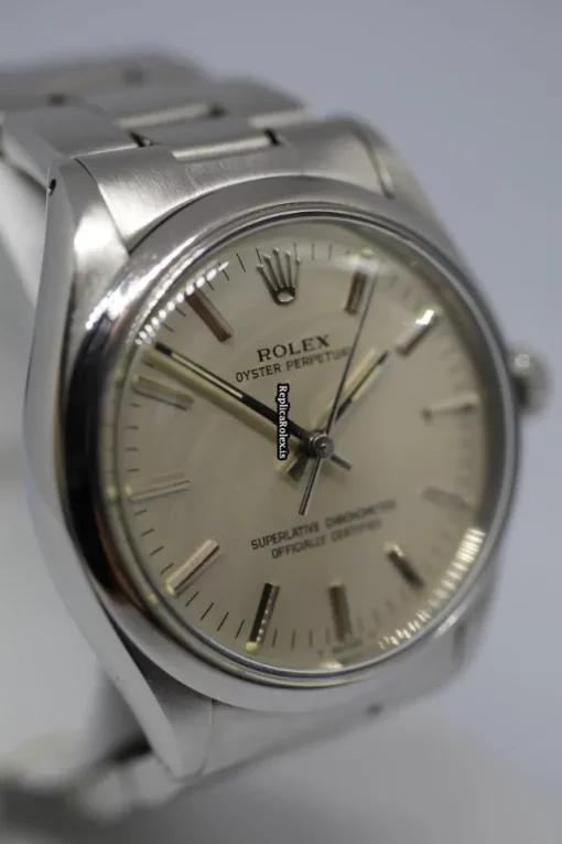 Attractive Fake Rolex Oyster Perpetual 34 1002 Caliber 1570 Automatic Movement 34mm Steel Case Mens/unisex Watch - Image 2