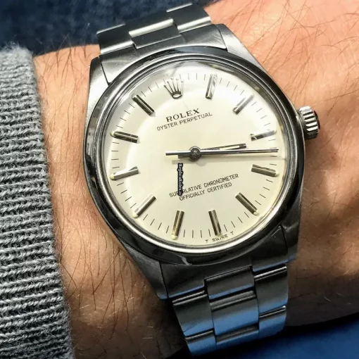 Attractive Fake Rolex Oyster Perpetual 34 1002 Caliber 1570 Automatic Movement 34mm Steel Case Mens/unisex Watch - Image 3