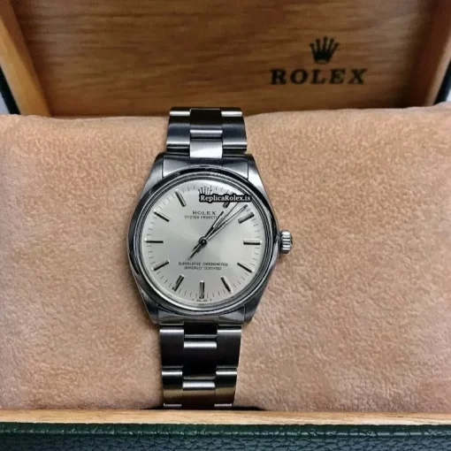 Attractive Fake Rolex Oyster Perpetual 34 1002 Caliber 1570 Automatic Movement 34mm Steel Case Mens/unisex Watch - Image 6