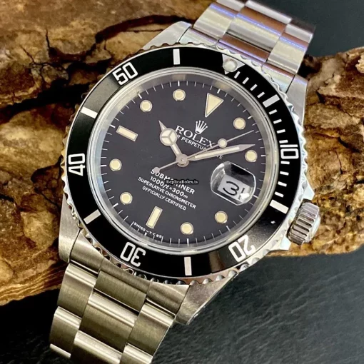 Awesome Replica Rolex Submariner Date 16610 Automatic Movement 40mm Steel Case Watch