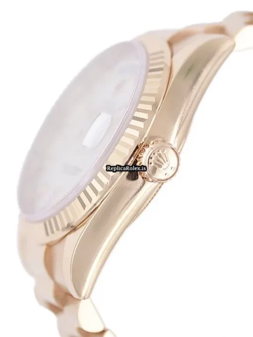 Remarkable Replica Rolex Day-date 36 118235 Automatic Movement 36mm Rose Gold Case Watch - Image 3