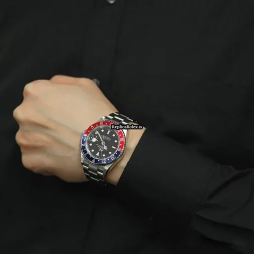 Epic Fake Rolex Gmt-master II 16710 Caliber 3185 Automatic Movement 40mm Steel Case Watch - Image 15