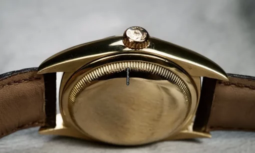 Exquisite Replica Rolex Bubble Back 6030 A.295 Automatic Movement 35mm Yellow Gold Case Mens/unisex Watch - Image 9