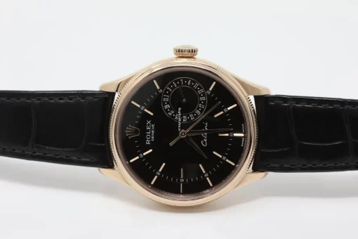 Offering Fake Rolex Cellini Date 50515 Caliber 3165 Automatic Movement 39mm Rose Gold Case Mens/unisex Watch - Image 8