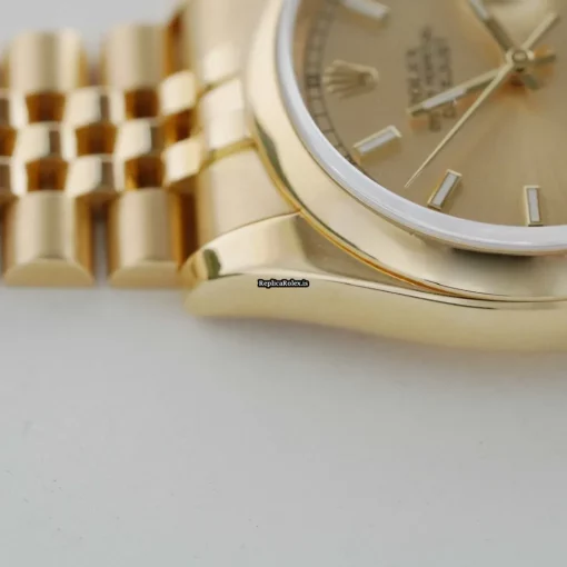 1:1 Replica Rolex Datejust 116208 Automatic Movement 36mm Yellow Gold Case Mens/unisex Watch - Image 5