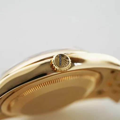1:1 Replica Rolex Datejust 116208 Automatic Movement 36mm Yellow Gold Case Mens/unisex Watch - Image 7