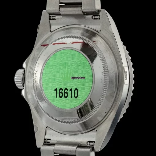 Awesome Replica Rolex Submariner Date 16610lv Caliber 3135 Automatic Movement 40mm Steel Case Mens/unisex Watch - Image 9