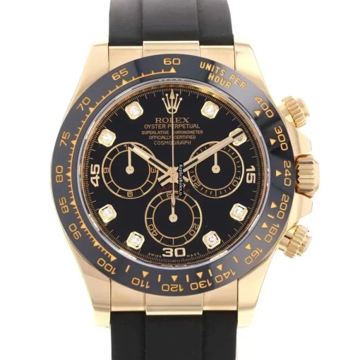 Special Replica Rolex Daytona 116518lng Caliber 4130 Automatic Movement 40mm Yellow Gold Case Mens/unisex Watch