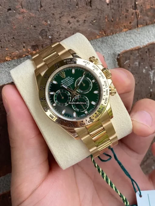Pleasing Replica Rolex Daytona 116508 Caliber 4130 Automatic Movement 40mm Yellow Gold Case Mens/unisex Watch - Image 4