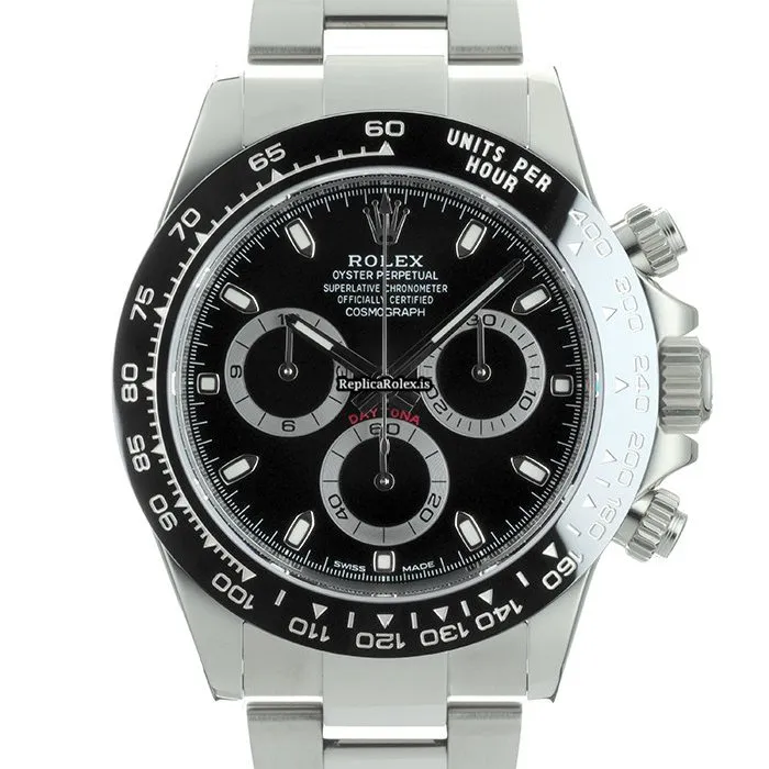 Amazing Replica Rolex Daytona 116500ln Caliber 4130 Automatic Movement 40mm Steel Case Watch