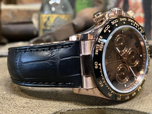 Offering Replica Rolex Daytona 116515ln Caliber 4130 Automatic Movement 40mm Rose Gold Case Mens/unisex Watch - Image 9