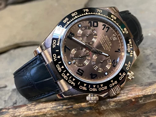 Offering Replica Rolex Daytona 116515ln Caliber 4130 Automatic Movement 40mm Rose Gold Case Mens/unisex Watch - Image 3
