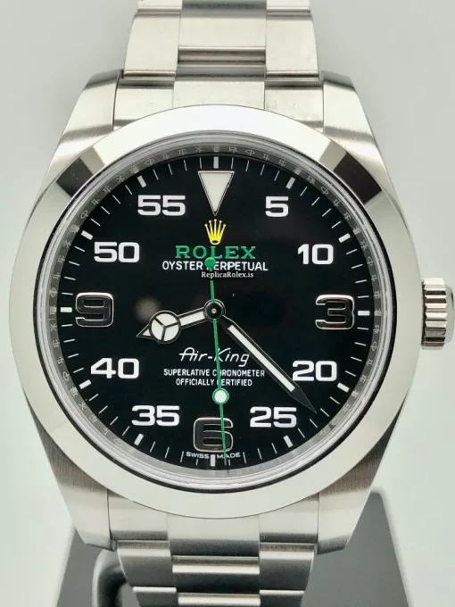 Quality Fake Rolex Air King 116900 Caliber 3131 Automatic Movement 40mm Steel Case Mens/unisex Watch - Image 10