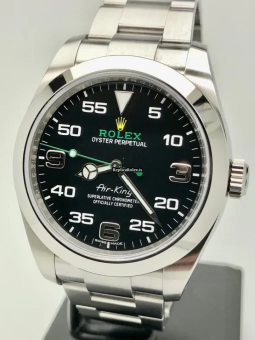 Quality Fake Rolex Air King 116900 Caliber 3131 Automatic Movement 40mm Steel Case Mens/unisex Watch - Image 11
