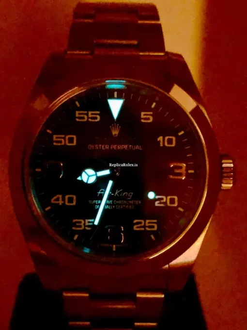 Quality Fake Rolex Air King 116900 Caliber 3131 Automatic Movement 40mm Steel Case Mens/unisex Watch - Image 16