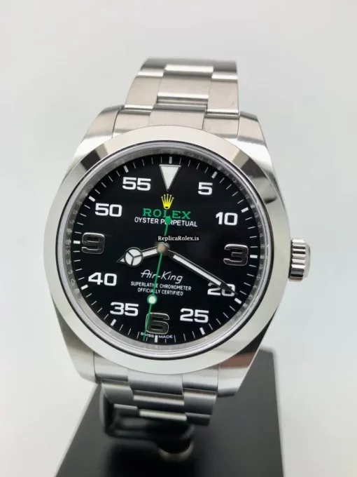 Quality Fake Rolex Air King 116900 Caliber 3131 Automatic Movement 40mm Steel Case Mens/unisex Watch - Image 3