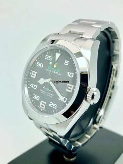 Quality Fake Rolex Air King 116900 Caliber 3131 Automatic Movement 40mm Steel Case Mens/unisex Watch - Image 4