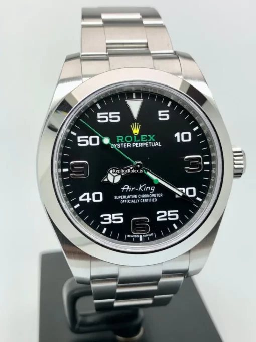 Quality Fake Rolex Air King 116900 Caliber 3131 Automatic Movement 40mm Steel Case Mens/unisex Watch - Image 7