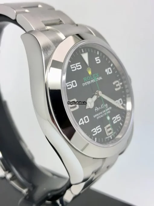 Quality Fake Rolex Air King 116900 Caliber 3131 Automatic Movement 40mm Steel Case Mens/unisex Watch - Image 9