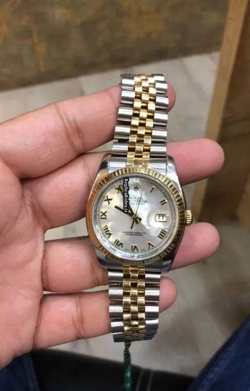 Special Fake Rolex Datejust 116233 Caliber 3135 Automatic Movement 36mm Gold/steel Case Mens/unisex Watch - Image 3