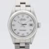 Well Made Fake Rolex Oyster Perpetual Lady Date 69160 Caliber 2135 Automatic Movement 26mm Steel Case Womens Watch