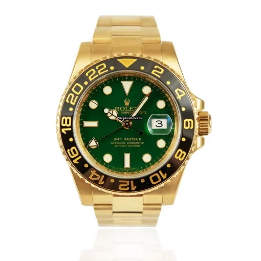 Popular Fake Rolex Gmt-master II 116718 Caliber 3186 Automatic Movement 40mm Yellow Gold Case Mens/unisex Watch - Image 2