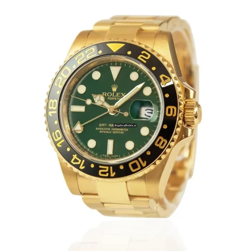 Popular Fake Rolex Gmt-master II 116718 Caliber 3186 Automatic Movement 40mm Yellow Gold Case Mens/unisex Watch - Image 3