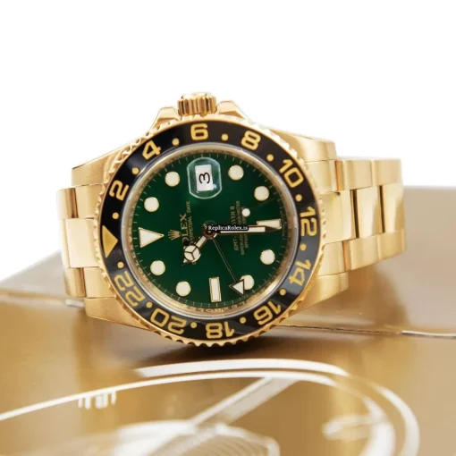 Popular Fake Rolex Gmt-master II 116718 Caliber 3186 Automatic Movement 40mm Yellow Gold Case Mens/unisex Watch - Image 5