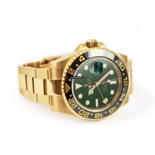 Popular Fake Rolex Gmt-master II 116718 Caliber 3186 Automatic Movement 40mm Yellow Gold Case Mens/unisex Watch - Image 8
