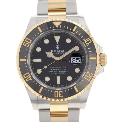 Cool Imitation Rolex Sea-dweller 126603 Caliber 3235 Automatic Movement 43mm Gold/steel Case Mens/unisex Watch