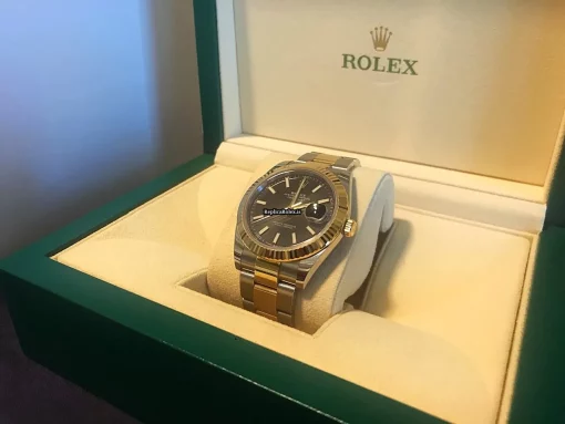 Amazing Replica Rolex Datejust 126333 Caliber 3235 Automatic Movement 41mm Gold/steel Case Mens/unisex Watch - Image 2