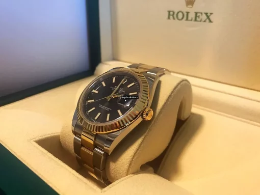 Amazing Replica Rolex Datejust 126333 Caliber 3235 Automatic Movement 41mm Gold/steel Case Mens/unisex Watch - Image 3