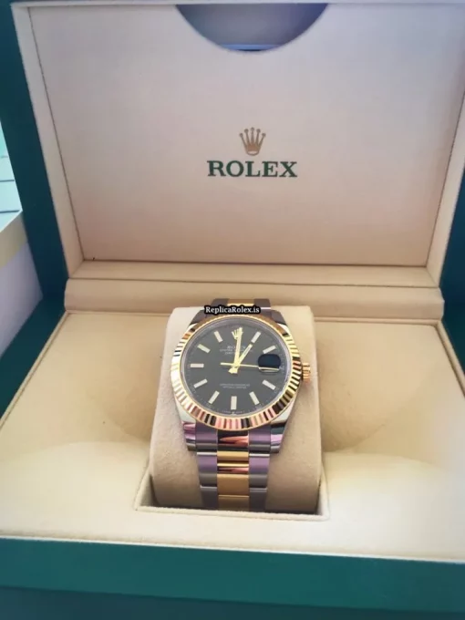Amazing Replica Rolex Datejust 126333 Caliber 3235 Automatic Movement 41mm Gold/steel Case Mens/unisex Watch - Image 6