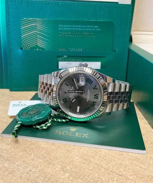 Wonderful Replica Rolex Datejust 126334 Caliber 3235 Automatic Movement 41mm Steel Case Mens/unisex Watch - Image 8