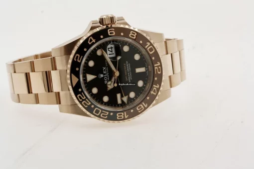 Inexpensive Replica Rolex Gmt-master II 126715chnr Caliber 3285 Automatic Movement 40mm Rose Gold Case Mens/unisex Watch - Image 9