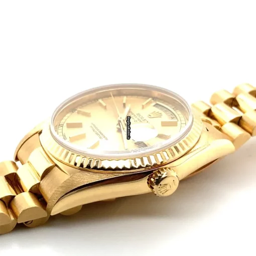 Lovely Replica Rolex Day-date 36 18238 Caliber 3155 Automatic Movement 36mm Yellow Gold Case Mens/unisex Watch - Image 3