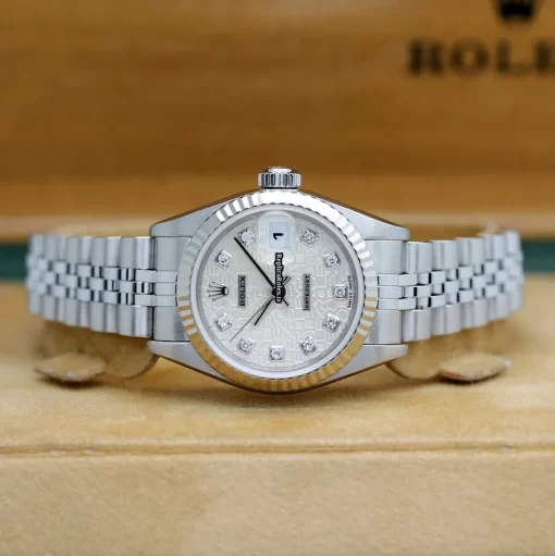 Special Replica Rolex Lady-datejust 69174 Caliber 2135 Automatic Movement 26x42mm Steel Case Womens Watch - Image 2
