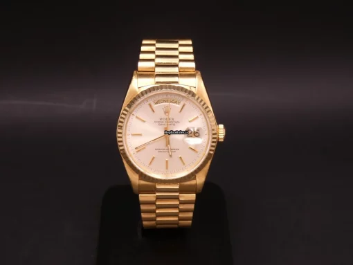 Wholesale Replica Rolex Day-date 36 18038 Caliber 3055 Automatic Movement 36mm Yellow Gold Case Mens/unisex Watch - Image 6