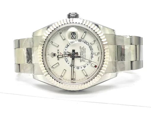 Superb Replica Rolex Sky-dweller 326934 Caliber 9001 Automatic Movement 42mm Steel Case Mens/unisex Watch