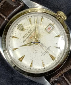 Amazing Replica Rolex Bubble Back 6105 A296 Automatic Movement 36mm Gold/steel Case Mens/unisex Watch