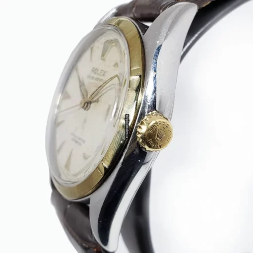 Amazing Replica Rolex Bubble Back 6105 A296 Automatic Movement 36mm Gold/steel Case Mens/unisex Watch - Image 3