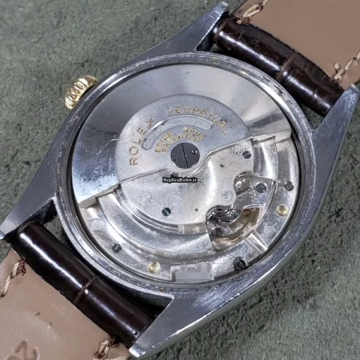 Amazing Replica Rolex Bubble Back 6105 A296 Automatic Movement 36mm Gold/steel Case Mens/unisex Watch - Image 9