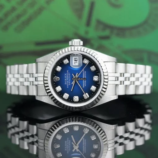 Fine Knockoff Rolex Lady-datejust 79174 Caliber 2235 Automatic Movement 26x42mm Steel Case Womens Watch - Image 4