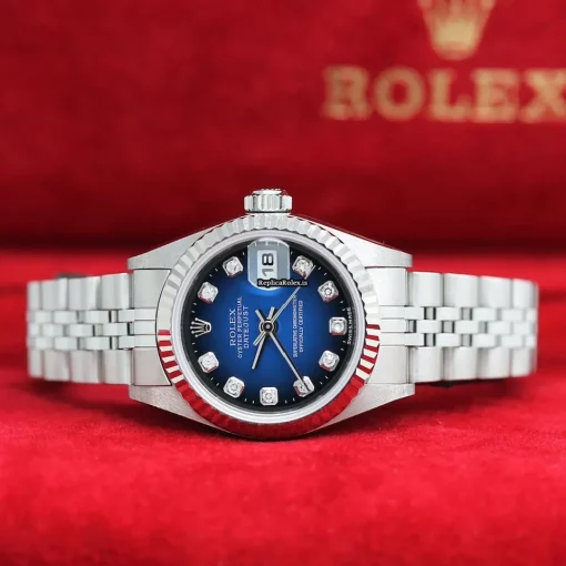 Fine Knockoff Rolex Lady-datejust 79174 Caliber 2235 Automatic Movement 26x42mm Steel Case Womens Watch - Image 5