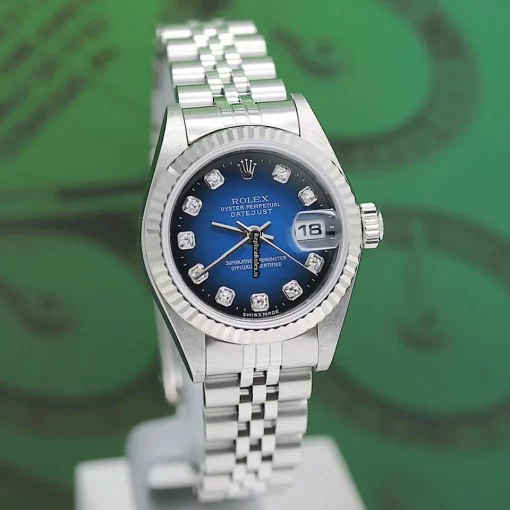 Fine Knockoff Rolex Lady-datejust 79174 Caliber 2235 Automatic Movement 26x42mm Steel Case Womens Watch - Image 7