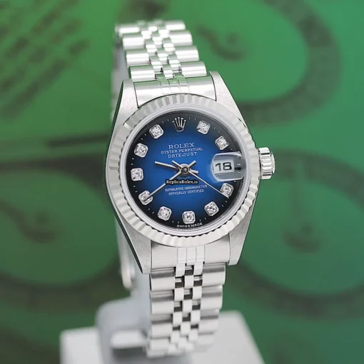 Fine Knockoff Rolex Lady-datejust 79174 Caliber 2235 Automatic Movement 26x42mm Steel Case Womens Watch - Image 8