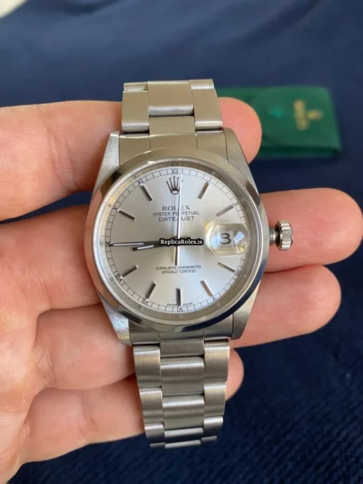 Mind-boggling Replica Rolex Datejust 16200 Caliber 3135 Automatic Movement 36mm Steel Case Mens/unisex Watch - Image 11