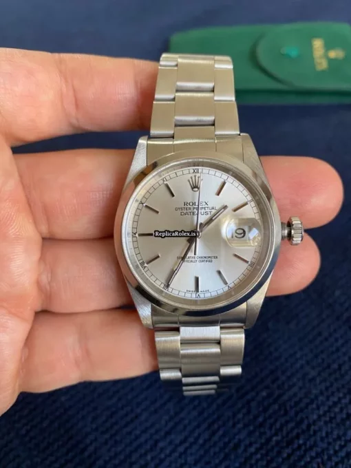 Mind-boggling Replica Rolex Datejust 16200 Caliber 3135 Automatic Movement 36mm Steel Case Mens/unisex Watch - Image 12